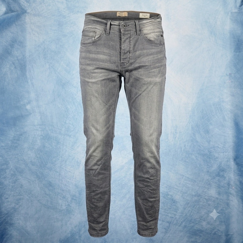 Blend Twister Slim Fit Grey Jeans Mens 32x32 Button Fly Denim Pants